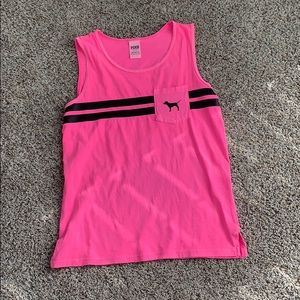 Hot pink tank top